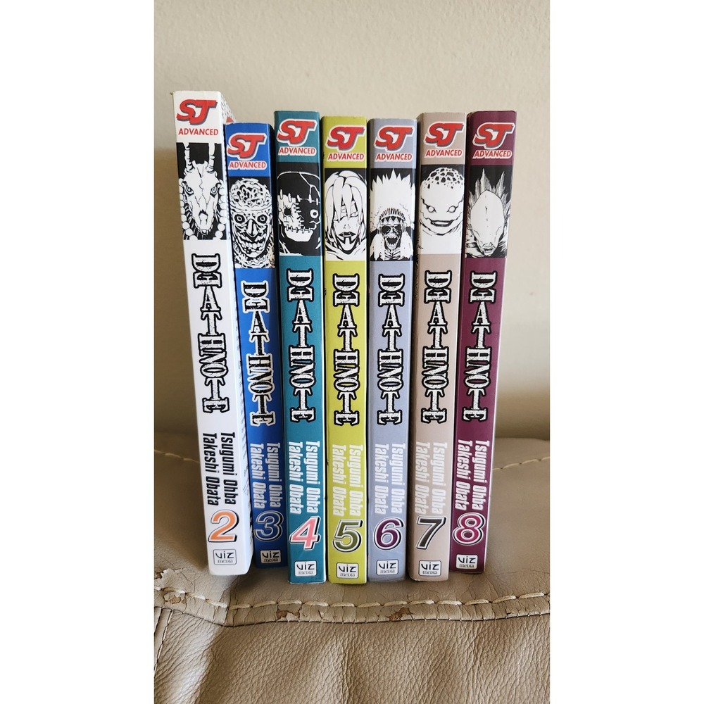 Death Note Manga Books 2-8 Volumes Shonen Jump VIZ